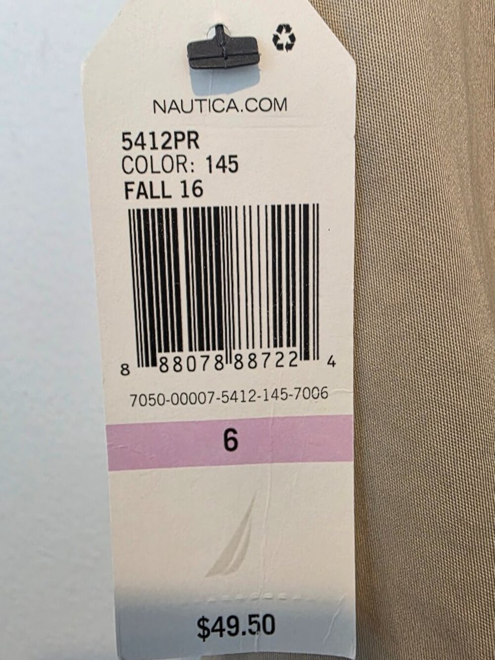 Nautica Bermuda Shorts, Size 6, NWT - Picture 4 of 6